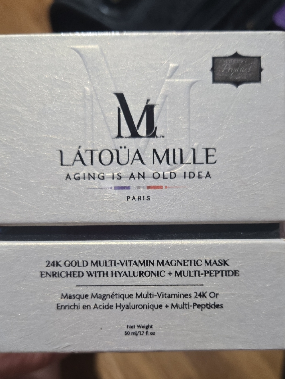 LaToua Mille 24K Gold Multi-Vitamin Magnetic Mask — White